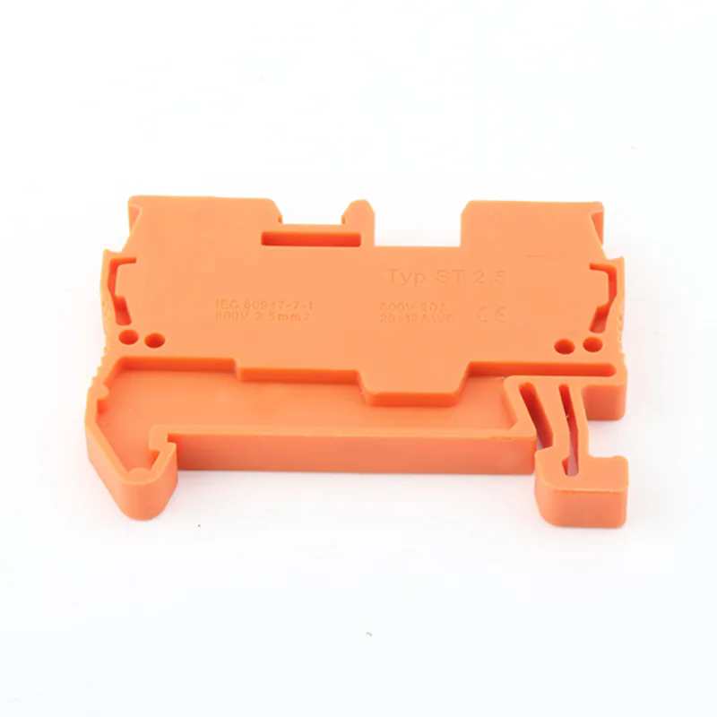 Como um bloco terminal Spring Din Rail melhora a conectividade elétrica?