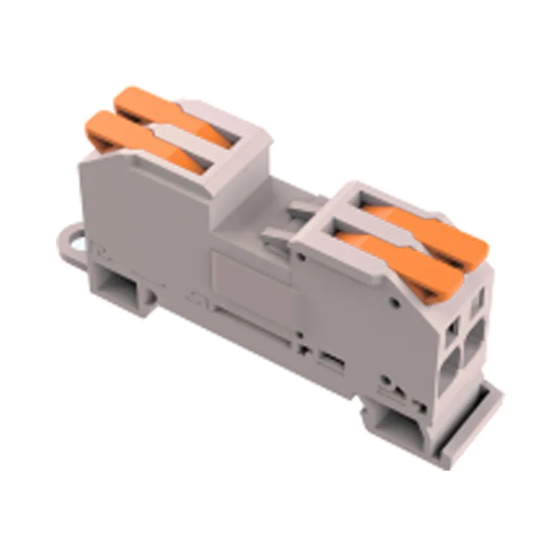 Conectores rápidos de fio de emenda tipo trilho Din Multi-In Multi-Out M/F