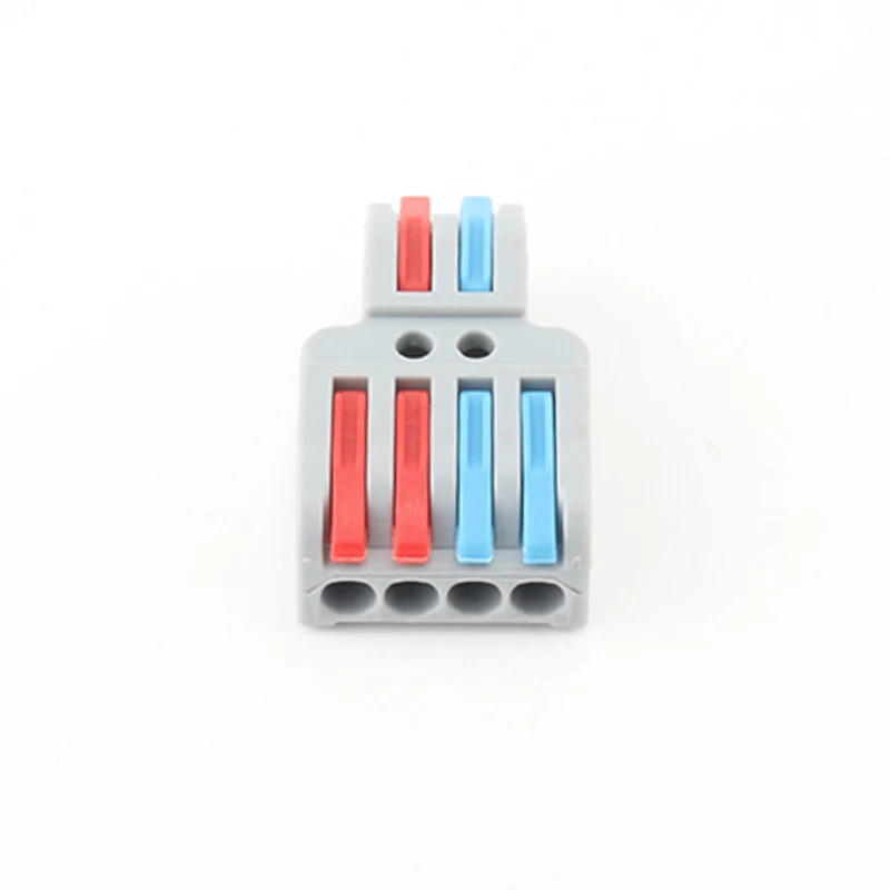 Conectores rápidos de fio de emenda multi-entrada e multi-saída