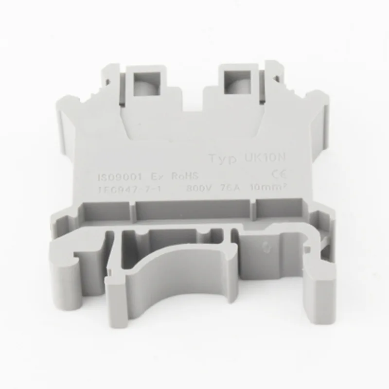 Bloco terminal do trilho do ruído do Reino Unido 10N